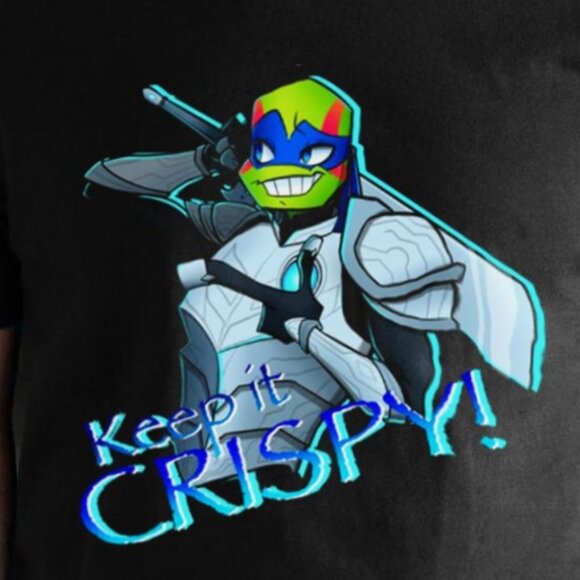 Trollhunters Leo Teenage Mutant Ninja Turtles Crossover Graphic T-Shirt Tee 05 - Picture 2 of 5